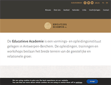 Tablet Screenshot of educatieve-academie.be